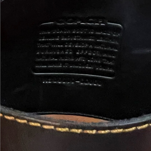 Coach Leather Sutton Boots Black size 8 - Picture 6 of 7